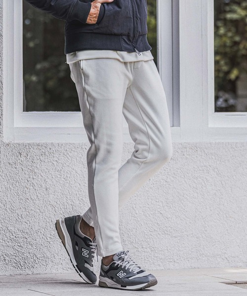 wjk reluxe（ダブルジェーケーリラックス）の「mp15278- Embroidered Back Fleece Pants バックフリースパンツ(WR26W-13)（その他パンツ・メンズ・ホワイト/ブラック/ネイビー・L/M/S）」の6枚目の写真