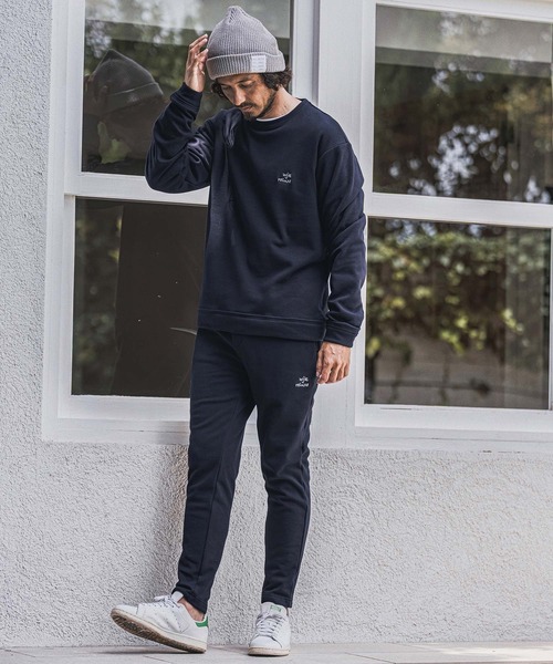 wjk reluxe（ダブルジェーケーリラックス）の「mp15278- Embroidered Back Fleece Pants バックフリースパンツ(WR26W-13)（その他パンツ・メンズ・ホワイト/ブラック/ネイビー・L/M/S）」の21枚目の写真