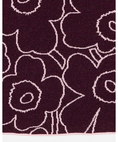 marimekko(マリメッコ)の「Toistuva Piirto Unikko / knitted skirt(スカート・レディース・ダークパープル・SMALL)」の3枚目の写真