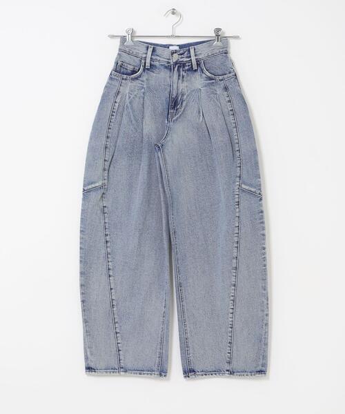 URBAN RESEARCH ROSSO WOMEN(アーバンリサーチ ロッソ)の「ELENDEEK PANEL TUK DENIM WIDE PANTS(その他パンツ・レディース・ライトブルー・2)」の9枚目の写真