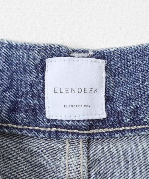 URBAN RESEARCH ROSSO WOMEN(アーバンリサーチ ロッソ)の「ELENDEEK PANEL TUK DENIM WIDE PANTS(その他パンツ・レディース・ライトブルー・2)」の16枚目の写真