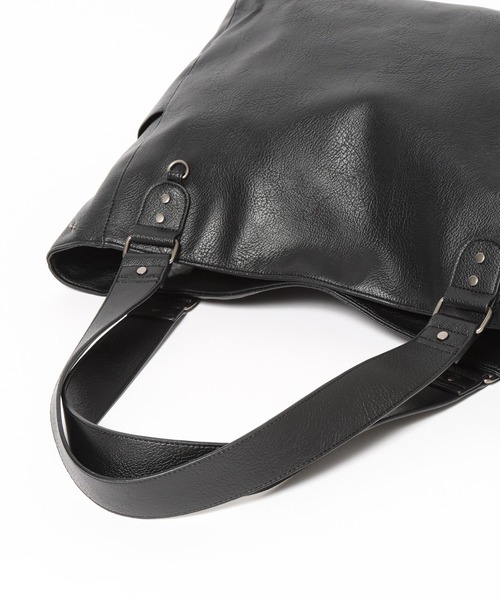 PBLIM（ページボーイリム）の「《UNISEX/ポーチ付き/PCポケット/A4サイズ収納可能》ガセットトートバッグ（トートバッグ・レディース・ブラウン/ブラック・FREE）」の20枚目の写真