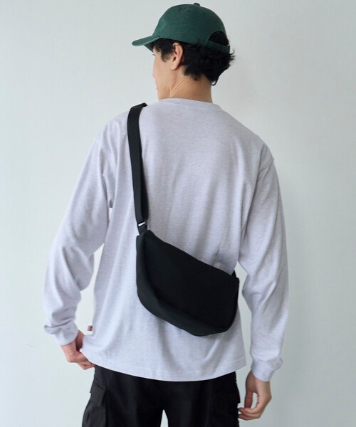 coen(コーエン)の「【Tough&Soft】天竺coenロゴ刺繍入り無地長袖Tシャツ(Tシャツ/カットソー・メンズ・ホワイト/ネイビー/グレー・S/XL/L/M)」の7枚目の写真