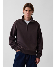 GAP（ギャップ）の「ヘビーウェイト オーバーサイズ 1 4ジップアップ プルオーバー（スウェット）」