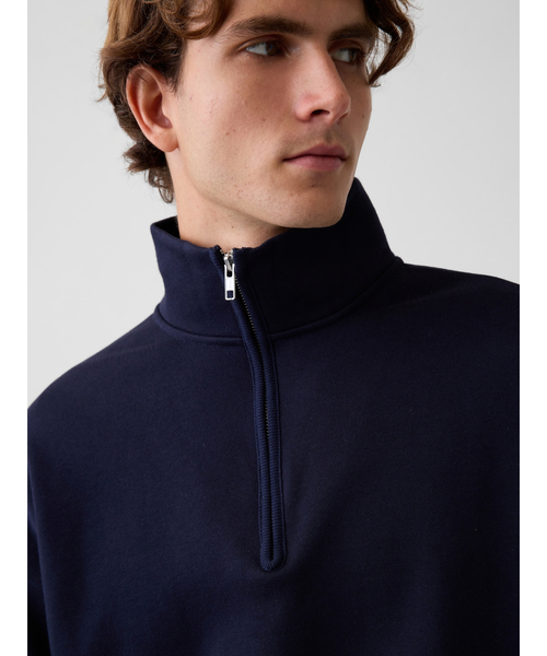 GAP（ギャップ）の「ヘビーウェイト オーバーサイズ 1/4ジップアップ プルオーバー（スウェット・メンズ・ブラウン/ホワイト/チャコールグレー/ネイビー/ブラック・XS/S/M/L/XL）」の15枚目の写真