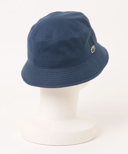 LACOSTE(ラコステ)の「【LACOSTE】プリントロゴ バケットハット L7105(ハット・メンズ・ネイビー・FREE)」の2枚目の写真