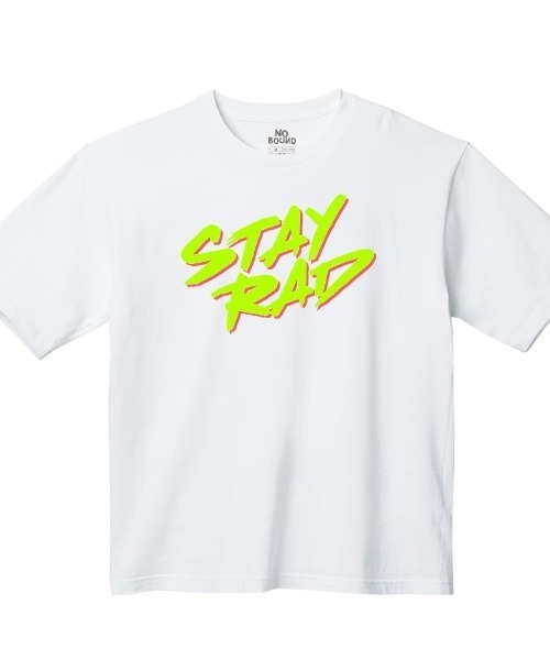 NOBOUND（ノーバウンド）の「NOBOUND（ノーバウンド） 半袖Tシャツ メッセージ ロゴ プリント 5.6オンス ビッグシルエット トップス カットソー レディース（Tシャツ/カットソー・レディース・ホワイト/ブラック/ダークブラウン/ダルブルー系・S）」の2枚目の写真