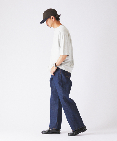 Healthknit(ヘルスニット)の「《追加》Healthknit / ヘルスニット 別注 ヘンリーネックTシャツ(Tシャツ/カットソー・メンズ・ブラック系その他/ホワイト/グレー/ブラウン/ネイビー・LARGE/X-LARGE/MEDIUM/SMALL)」の6枚目の写真
