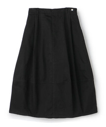 Women's Back Satin Cocoon Skirt