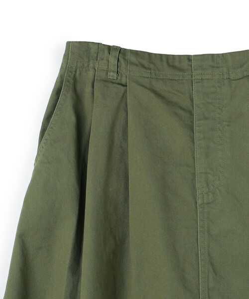 DANTON(ダントン)の「Women's Back Satin Cocoon Skirt(スカート・レディース・オリーブ/ベージュ/ブラック・38/36)」の16枚目の写真