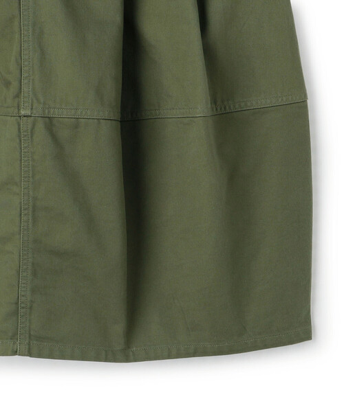 DANTON(ダントン)の「Women's Back Satin Cocoon Skirt(スカート・レディース・オリーブ/ベージュ/ブラック・38/36)」の6枚目の写真