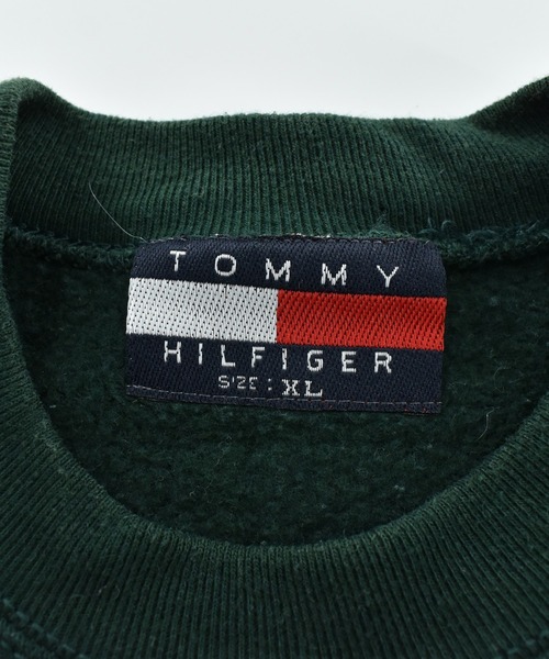 TOMMY HILFIGER（トミーヒルフィガー）の「【USED】90’s TOMMY HILFIGER “TOMMY JEANS” ロゴ スウェット（スウェット・メンズ・グリーン・X-LARGE）」の3枚目の写真