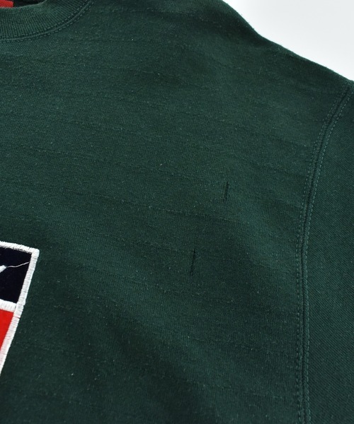 TOMMY HILFIGER（トミーヒルフィガー）の「【USED】90’s TOMMY HILFIGER “TOMMY JEANS” ロゴ スウェット（スウェット・メンズ・グリーン・X-LARGE）」の5枚目の写真