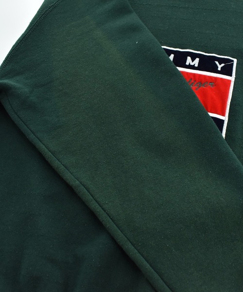 TOMMY HILFIGER（トミーヒルフィガー）の「【USED】90’s TOMMY HILFIGER “TOMMY JEANS” ロゴ スウェット（スウェット・メンズ・グリーン・X-LARGE）」の10枚目の写真