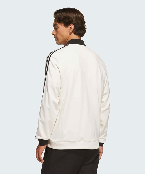 adidas(アディダス)の「3st HZ スウエット【adidas Golf/アディダスゴルフ】(スウェット・メンズ・ホワイト×ブラック・XX-LARGE/3XL/LARGE/MEDIUM/SMALL/X-LARGE)」の2枚目の写真
