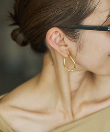 JOSEPHINE STUDIO ジョセフィン・ストゥディオ Thorn Hoop Oval Plated