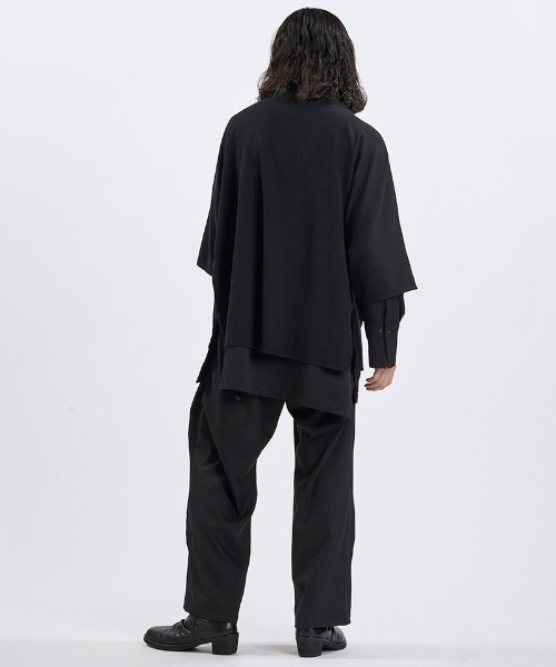 NO ID.(ノーアイディ)の「mlt5869- ランダムテレコドッキングオフタートルPO カットソー(459006-593T)(Tシャツ/カットソー・メンズ・グレー/ホワイト×ライトグレー/ブラック・ONE SIZE)」の22枚目の写真
