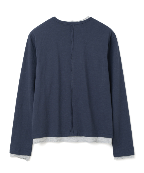 Millo Archive（ミロ アーカイブ）の「ロウエッジ レイヤード ロングスリーブ [ネイビー]（Tシャツ/カットソー・レディース・その他・MEDIUM/LARGE/X-LARGE）」の6枚目の写真