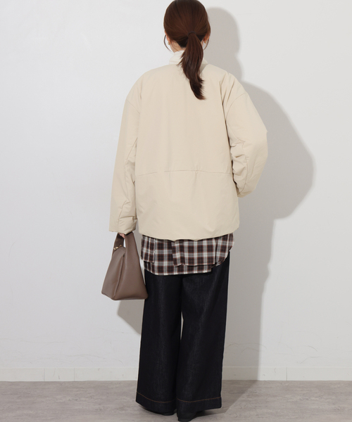 JOURNAL STANDARD relume(ジャーナルスタンダード レリューム)の「《追加》パフィーノーカラーサイドジップブルゾン(その他アウター・レディース・アイボリー/カーキ/ブラック・FREE)」の14枚目の写真