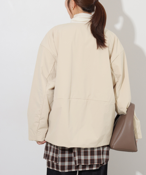 JOURNAL STANDARD relume(ジャーナルスタンダード レリューム)の「《追加》パフィーノーカラーサイドジップブルゾン(その他アウター・レディース・アイボリー/カーキ/ブラック・FREE)」の19枚目の写真
