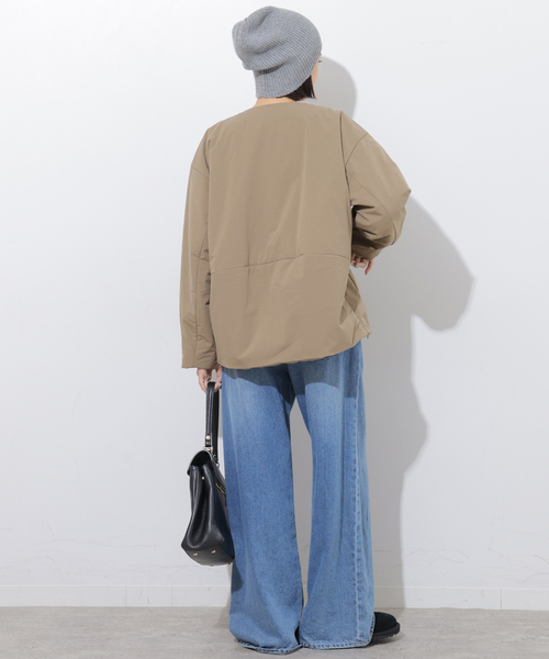 JOURNAL STANDARD relume(ジャーナルスタンダード レリューム)の「《追加》パフィーノーカラーサイドジップブルゾン(その他アウター・レディース・アイボリー/カーキ/ブラック・FREE)」の22枚目の写真