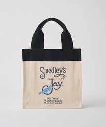 JOHN SMEDLEY（ジョンスメドレー）の「【日本限定】JOHN SMEDLEY×re-wrap ブックストアキャンバストートバッグ｜SMALL（トートバッグ）」