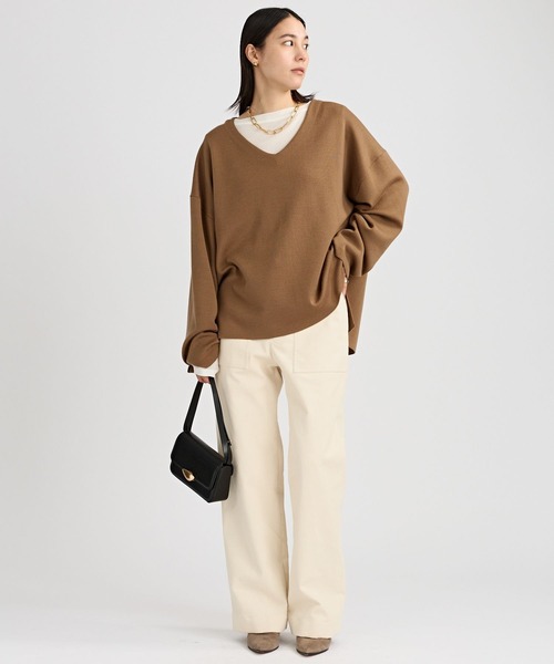 Chaos（カオス）の「Chaos(カオス)/コルテアパンツ（その他パンツ・レディース・オフホワイト/キャメル・38/36）」の8枚目の写真