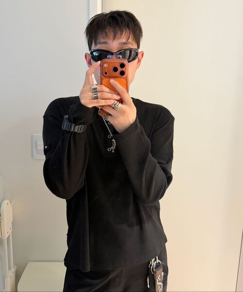 ETCE(イーティーシーイー)の「グラフィックヘンリーネック長袖Tシャツ(Tシャツ/カットソー・レディース・その他・MEDIUM/LARGE)」の7枚目の写真