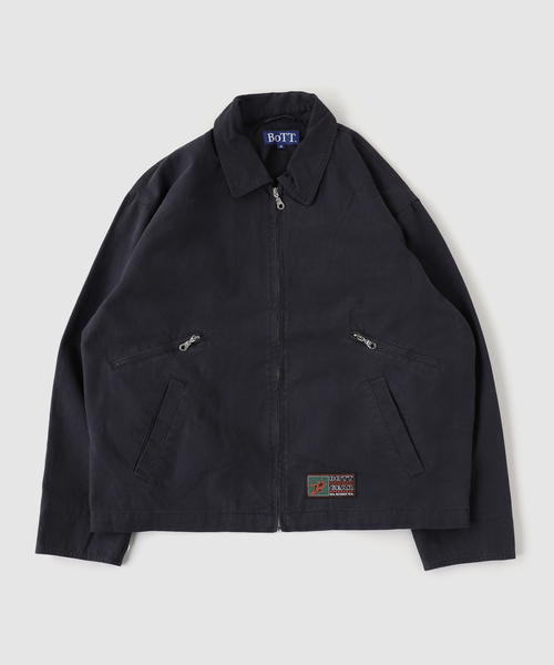 BOTT（ボット）の「BoTT / ボット WASHED B LOGO WORK JACKET（その他アウター・メンズ・ネイビー/カーキ・MEDIUM）」の2枚目の写真
