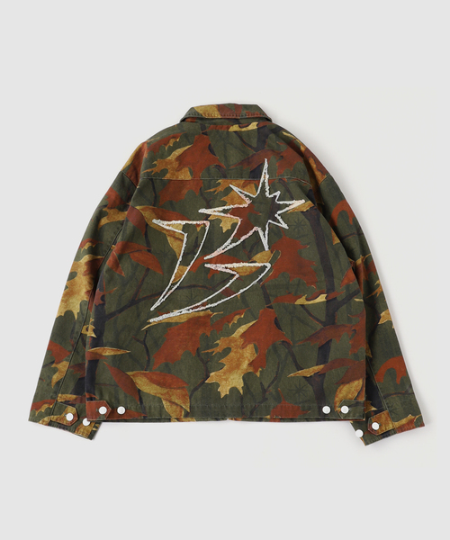 BOTT（ボット）の「BoTT / ボット WASHED B LOGO WORK JACKET（その他アウター・メンズ・ネイビー/カーキ・MEDIUM）」の3枚目の写真