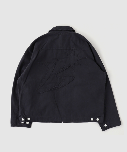 BOTT（ボット）の「BoTT / ボット WASHED B LOGO WORK JACKET（その他アウター・メンズ・ネイビー/カーキ・MEDIUM）」の4枚目の写真