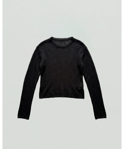 kiehtova(キエトヴァ)の「【kiehtova】FINE BASIC KNIT TOPS/ファイン ベーシック ニット トップス(ニット/セーター・レディース・グレー/ベージュ/ブラック・FREE)」の9枚目の写真