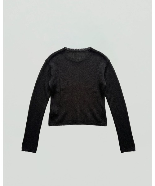 kiehtova(キエトヴァ)の「【kiehtova】FINE BASIC KNIT TOPS/ファイン ベーシック ニット トップス(ニット/セーター・レディース・グレー/ベージュ/ブラック・FREE)」の10枚目の写真