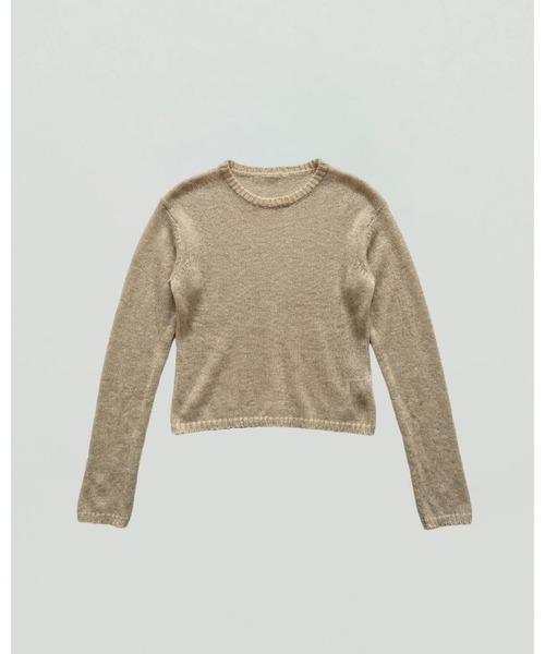 kiehtova(キエトヴァ)の「【kiehtova】FINE BASIC KNIT TOPS/ファイン ベーシック ニット トップス(ニット/セーター・レディース・グレー/ベージュ/ブラック・FREE)」の11枚目の写真