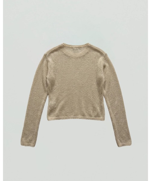 kiehtova(キエトヴァ)の「【kiehtova】FINE BASIC KNIT TOPS/ファイン ベーシック ニット トップス(ニット/セーター・レディース・グレー/ベージュ/ブラック・FREE)」の12枚目の写真