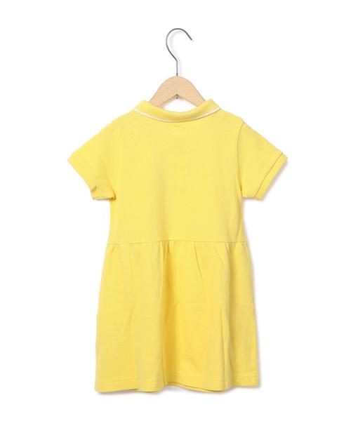 coen（コーエン）の「【coen kids】鹿の子ポロシャツワンピース（シャツワンピース・キッズ・グレー/イエロー・110/130/140/150/100/120）」の9枚目の写真