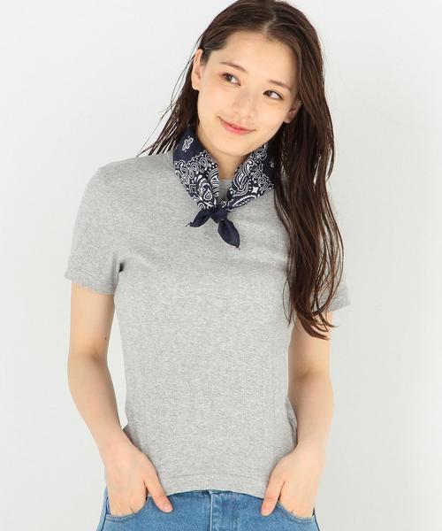 Another Edition(アナザーエディション)の「ランダムフライスTシャツ/ AEBFC ランダム フライス T◆(Tシャツ/カットソー・レディース・ロイヤルブルー/ライトグレー/ライトピンク/オフホワイト・FREE)」の2枚目の写真