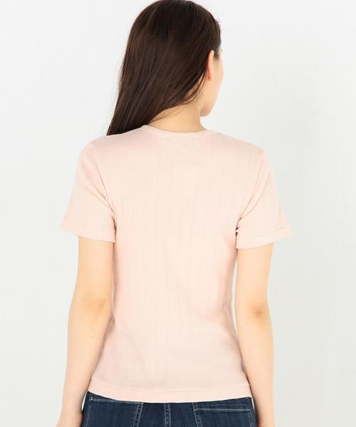 Another Edition(アナザーエディション)の「ランダムフライスTシャツ/ AEBFC ランダム フライス T◆(Tシャツ/カットソー・レディース・ロイヤルブルー/ライトグレー/ライトピンク/オフホワイト・FREE)」の5枚目の写真