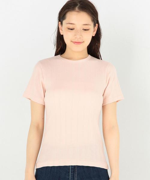 Another Edition(アナザーエディション)の「ランダムフライスTシャツ/ AEBFC ランダム フライス T◆(Tシャツ/カットソー・レディース・ロイヤルブルー/ライトグレー/ライトピンク/オフホワイト・FREE)」の6枚目の写真