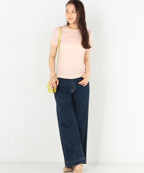 Another Edition(アナザーエディション)の「ランダムフライスTシャツ/ AEBFC ランダム フライス T◆(Tシャツ/カットソー・レディース・ロイヤルブルー/ライトグレー/ライトピンク/オフホワイト・FREE)」の8枚目の写真