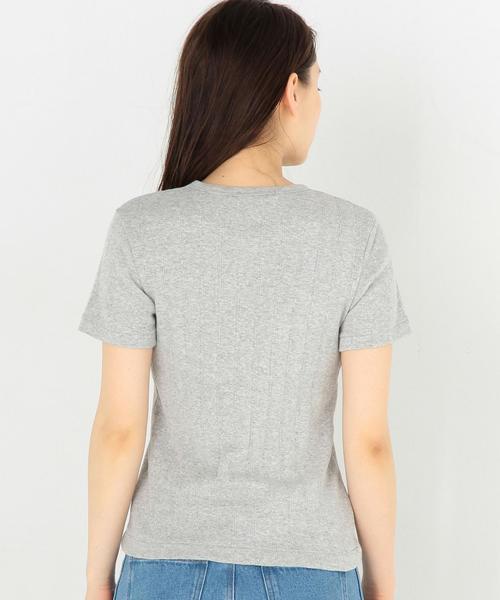 Another Edition(アナザーエディション)の「ランダムフライスTシャツ/ AEBFC ランダム フライス T◆(Tシャツ/カットソー・レディース・ロイヤルブルー/ライトグレー/ライトピンク/オフホワイト・FREE)」の17枚目の写真