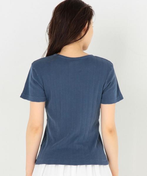 Another Edition(アナザーエディション)の「ランダムフライスTシャツ/ AEBFC ランダム フライス T◆(Tシャツ/カットソー・レディース・ロイヤルブルー/ライトグレー/ライトピンク/オフホワイト・FREE)」の11枚目の写真