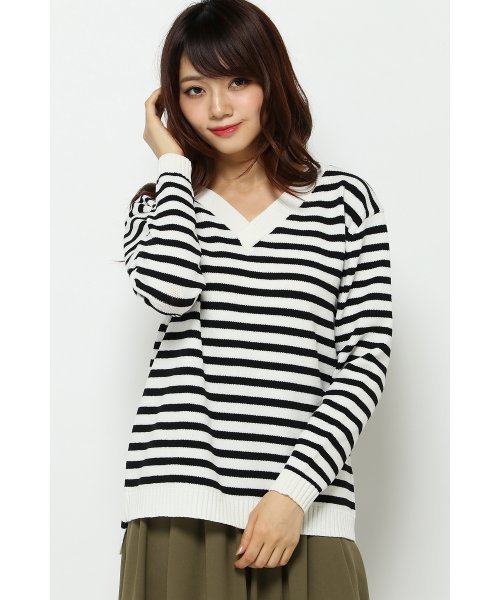 VENCEEXCHANGE（ヴァンスエクスチェンジ）の「ポリウーリーVネック