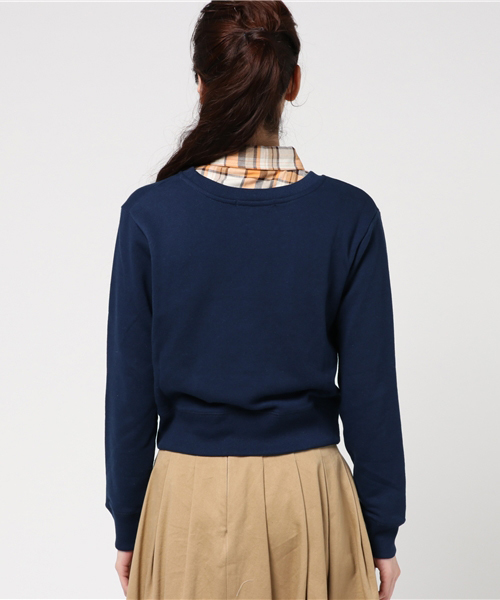 Bou Jeloud(ブージュルード)の「付衿セット裏毛プルオーバー(Tシャツ/カットソー・レディース・杢グレー/ネイビー/アイボリー・M)」の15枚目の写真