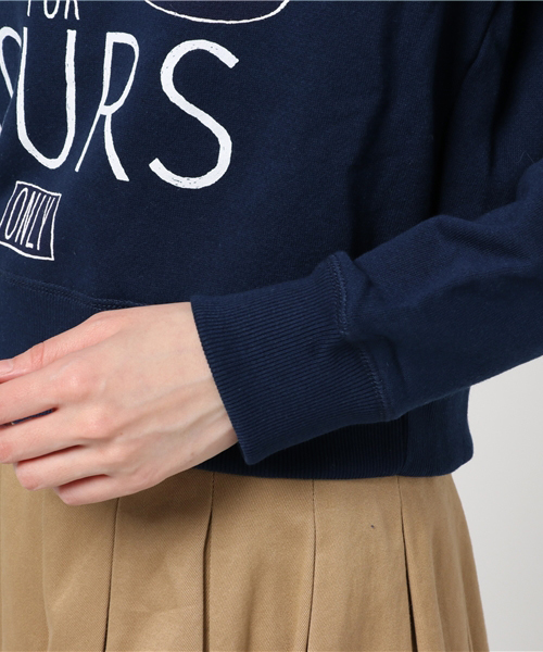 Bou Jeloud(ブージュルード)の「付衿セット裏毛プルオーバー(Tシャツ/カットソー・レディース・杢グレー/ネイビー/アイボリー・M)」の17枚目の写真