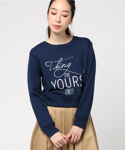 Bou Jeloud(ブージュルード)の「付衿セット裏毛プルオーバー(Tシャツ/カットソー・レディース・杢グレー/ネイビー/アイボリー・M)」の10枚目の写真