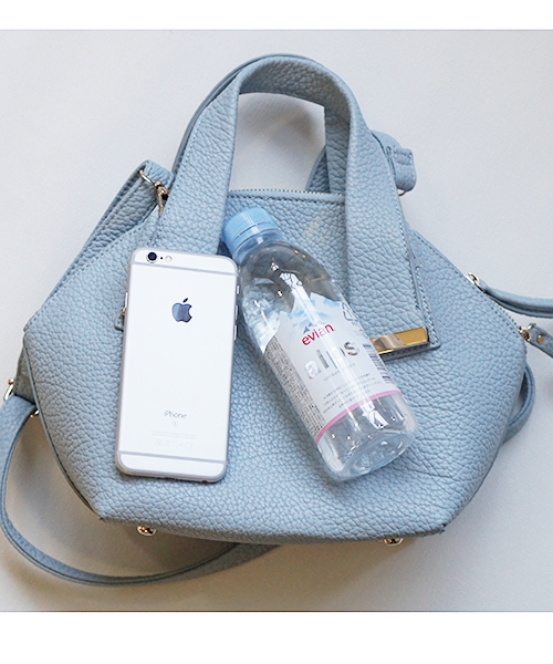 laboratory work（ラボラトリーワーク）の「シボ革ハンドバック（ハンドバッグ・レディース・アイボリー/サックスブルー/ネイビー/オフホワイト・フリー）」の17枚目の写真