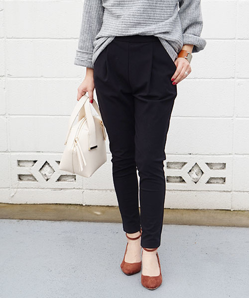 laboratory work（ラボラトリーワーク）の「シボ革ハンドバック（ハンドバッグ・レディース・アイボリー/サックスブルー/ネイビー/オフホワイト・フリー）」の21枚目の写真