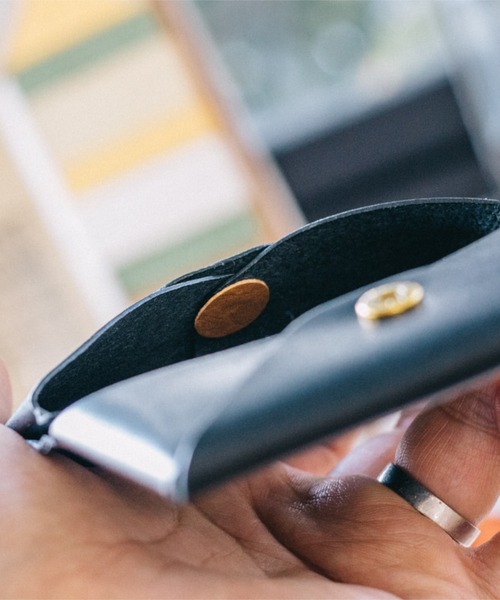 DURAM FACTORY（ドゥラムファクトリー）の「DURAM ドゥラム レザー ビジネス カードケース 名刺入れ 二つ折り 本革 16009（名刺入れ・メンズ・ブラック/ライトブラウン/ブラウン/ダークブラウン/グリーン/レッド・FREE）」の20枚目の写真