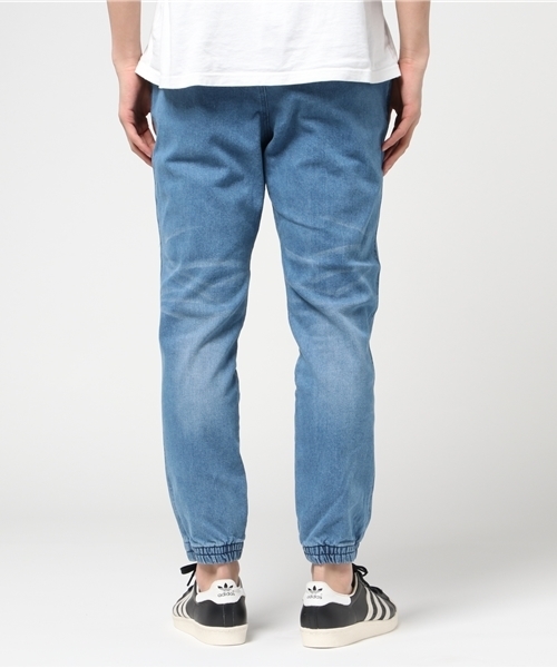 WEGO（ウィゴー）の「WEGO/ストレッチデニムジョガーパンツ（デニムパンツ・メンズ・ブラック/ライトインディゴブルー/インディゴブルー・LARGE/MEDIUM）」の5枚目の写真